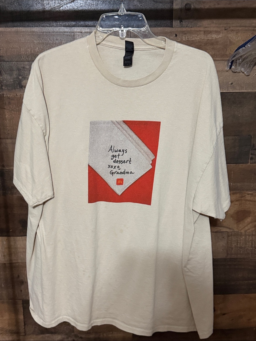 Gildan McDonald’s Message Graphic Tee - Cream